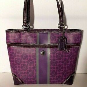 Brand New Purple Coach Purse
